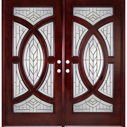 Door Destination Prairie Paneled Wood Front Entry Doors & Reviews Wayfair